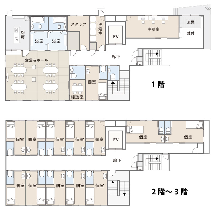 住宅型有料老人ホームHIBISU茨木 間取り図