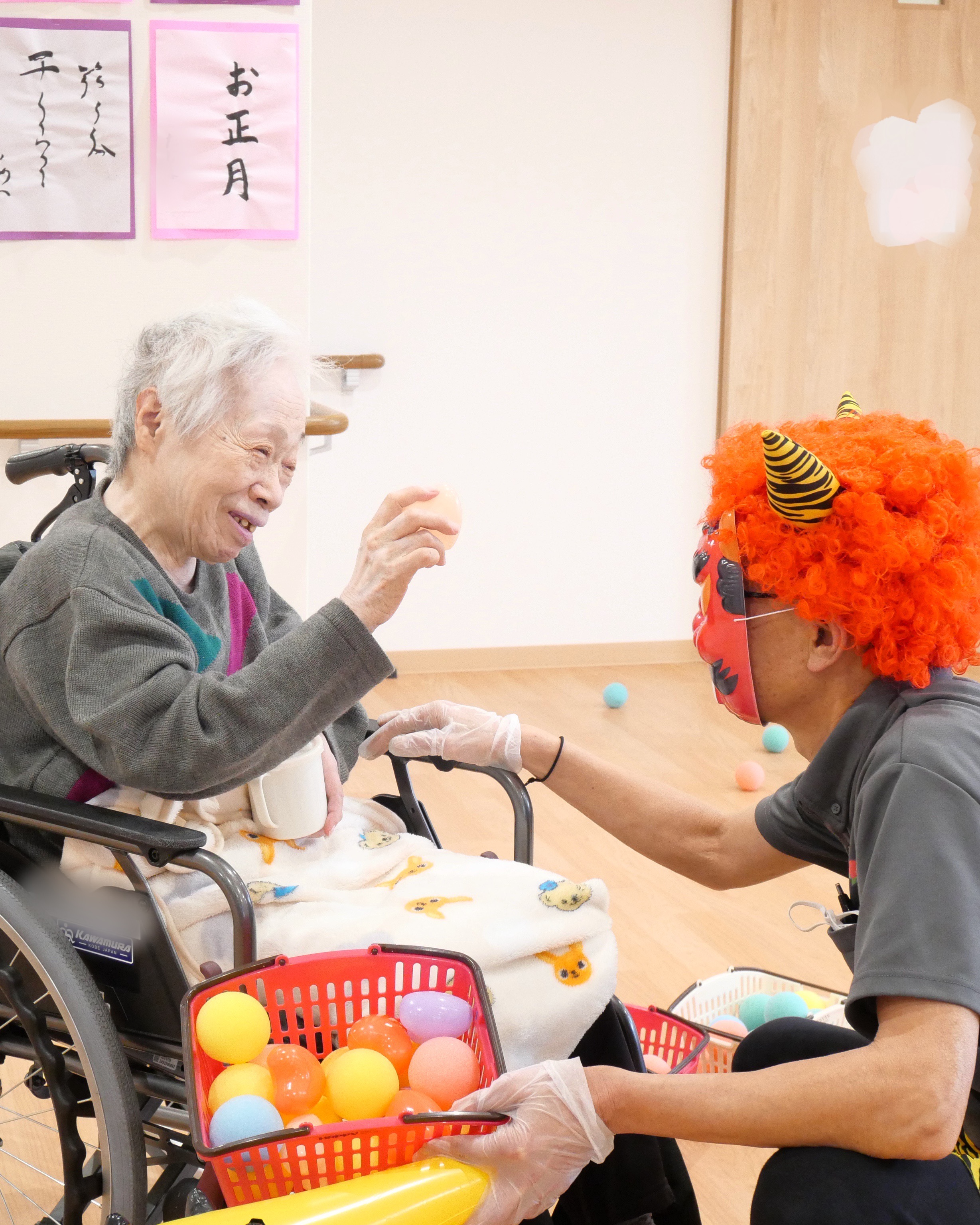 【HIBISU尼崎trust】節分👹行事食とレク✨